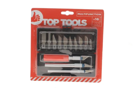 Набір прецизійних ножів, 16 шт TOP TOOLS 17B716