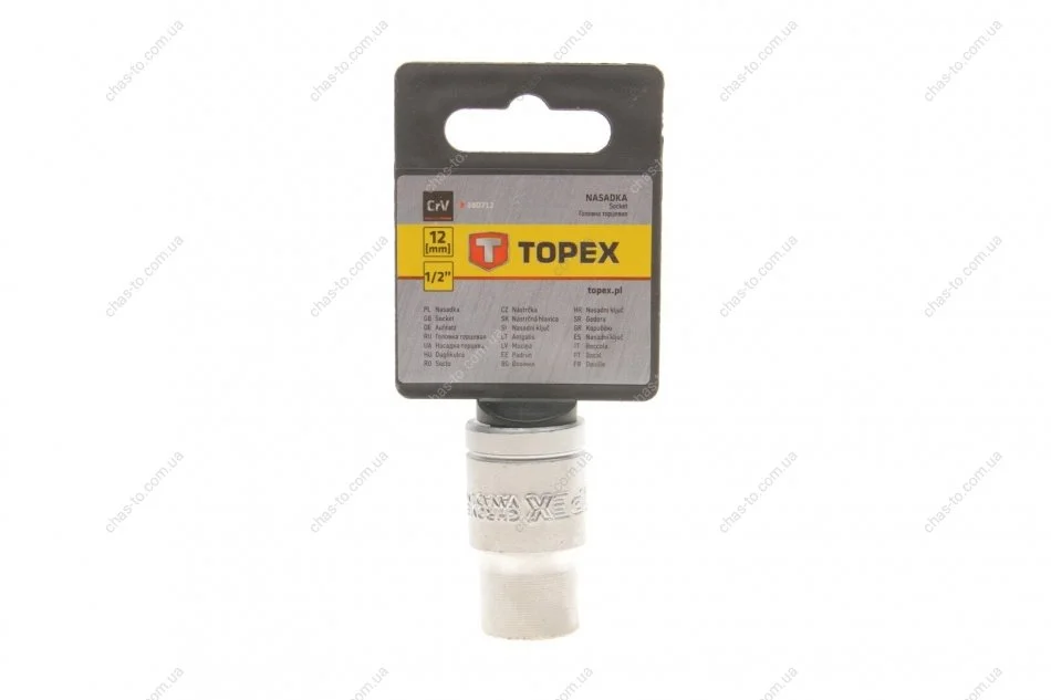 Головка змінна 6-гранна 1/2, 12 мм Topex 38D712 (фото 1)