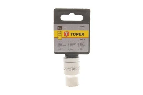 Головка змінна 6-гранна 1/2, 12 мм Topex 38D712