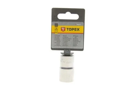 Головка змінна 6-гранна 1/2, 15 мм Topex 38D715