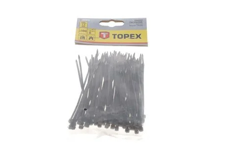 Хомуты 2.5x100 мм, 100 шт. черный(TOPEX) Topex 44E970