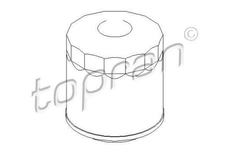 Фильтр масляный TOPRAN / HANS PRIES 101519