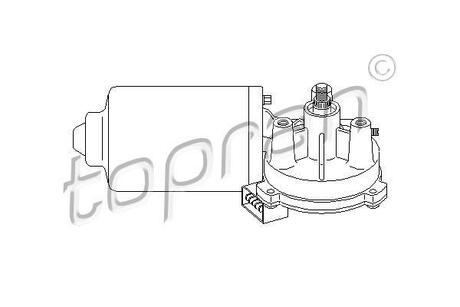 Двигатель стеклоочистителя TOPRAN / HANS PRIES 108577 (фото 1)