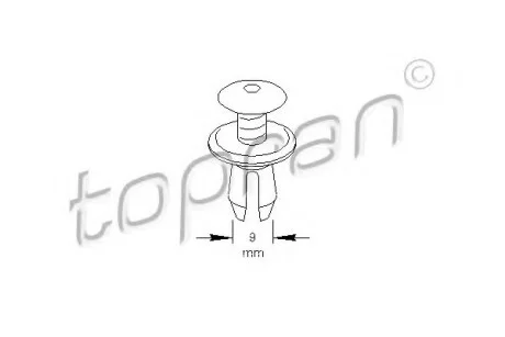 Кліпса TOPRAN / HANS PRIES 108802