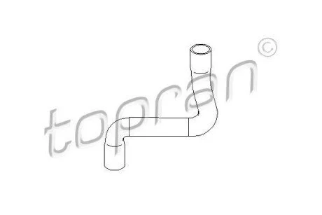 Шланг радіатора TOPRAN / HANS PRIES 110492