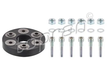 Муфта кардана комплект з болтами та гайками. TOPRAN / HANS PRIES 400514