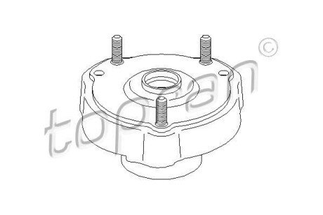 Опора амортизатора TOPRAN / HANS PRIES 407800