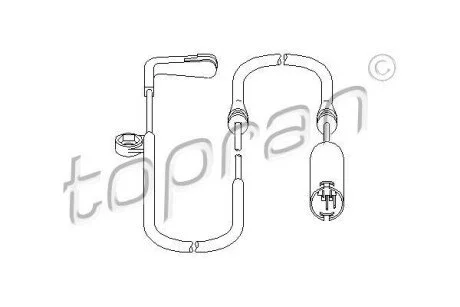 Датчик износа тормозных колодок TOPRAN / HANS PRIES 500667