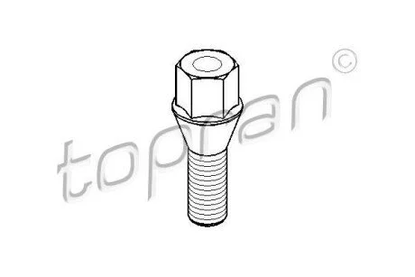 Болт колісний TOPRAN / HANS PRIES 501 536