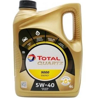 Масло моторное Quartz 9000 ENERGY 5W40 (4л.) TOTAL 170323