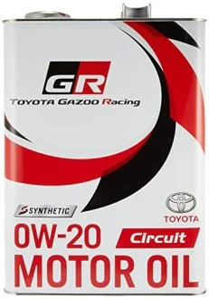 Масло моторное gazoo racing circuit 0w-20, 4л TOYOTA 0888012405