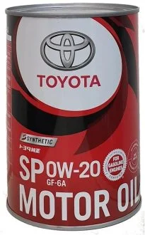 Масло для двигателя Synthetic Motor Oil 0W-20, 1л TOYOTA 0888013206
