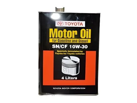 Масло моторное 10W-30 SN/CF 4 L (металическая банка) TOYOTA 08880-83320