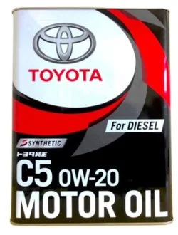 Масло моторное 0w-20 c5, 4 л TOYOTA 0888303005