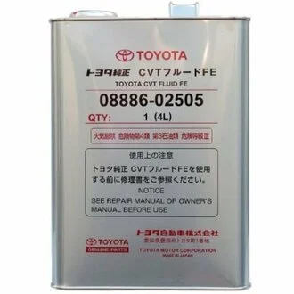 Олива трансмісійна CVT Fluid FE 4L TOYOTA 08886-02505