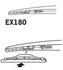 Щітка склоочисника каркасна задня 180mm (7") ExactFit Rear Trico EX180 (фото 4)