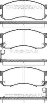 Колодки гальмівні передні TRISCAN 811050165