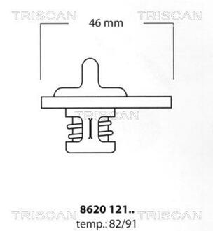 Термостат Chrysler 2.5 TRISCAN 862012191 (фото 1)