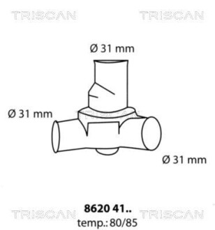 Термостат TRISCAN 86204180