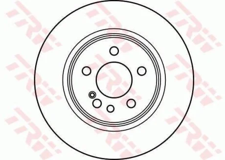 Диск гальмівний (1 шт.).) MERCEDES 400/420/500/600/S420/S500/S600 TRW DF2596