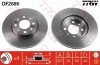 Диск тормозной (1 шт.).) ALFA ROMEO - FIAT - LANCIA 145/146/155/Albea/Barchetta/Brava/Bravo/Dobl TRW DF2686 (фото 1)