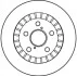 Диск тормозной (1 шт.).) TOYOTA Rav4 2,0 F &quot;94-&quot;00 TRW DF4093 (фото 2)