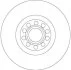 Диск тормозной AUDI A6/A6 Quattro/Allroad Quattro/S6 Quattro TRW DF4258S (фото 2)