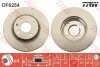 Диск тормозной (1 шт.).) CHEVROLET Aveo(T300)/Cobalt &quot;F D=256mm &quot;11&gt;&gt; TRW DF6254 (фото 2)