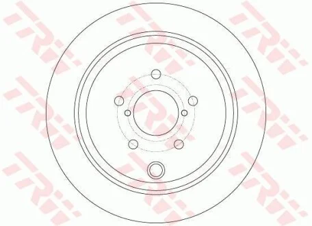 Тормозной диск TRW DF6306