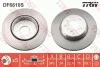 Диск тормозной BMW 5(F07,F10)/ 7(F01,F02) &quot;F &quot;D=345mm &quot;08&gt;&gt; TRW DF6610S (фото 1)