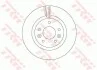 Диск гальмівний (1 шт.).) NISSAN/RENAULT Qashqai/X-Trail/Kadjar "F D=296mm "13>> TRW DF6786 (фото 1)
