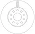 Диск гальмівний SEAT/SKODA/VW Leon/Octavia/Golf "F D=276mm "14>> TRW DF6903S (фото 1)