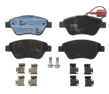 Колодки гальмівні дискові передні Fiat Stilo (04-), Grande Punto, Doblo 05, Bravo (-07) TRW GDB1654