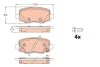 Тормозные колодки дисковые FIAT/JEEP 500X/Renegade &quot;R &quot;14&gt;&gt; TRW GDB2116 (фото 1)