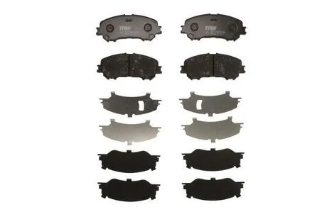 Тормозные колодки дисковые NISSAN/RENAULT Qashqai/X-Trail/Kadjar "F "13>> TRW GDB3622