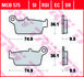 Тормозные колодки TRW MCB575EC (фото 1)