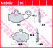 Тормозные колодки TRW MCB662 (фото 2)