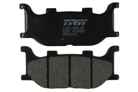 Комплект гальмівних колодок TRW MCB666