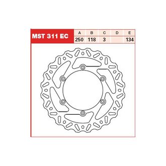 Тормозной диск TRW MST311EC