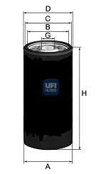 Фільтр масляний UFI 2317800