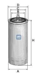 Фильтр топливный UFI 2439501