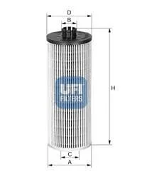 Фільтр масляний UFI 2503600