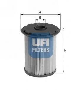Фільтр паливний ford 1.8tdci 04- UFI 2669600