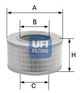 Фильтр воздушный UFI 2723900