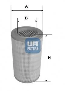 Фільтр повітряний FIAT Bravo 07-16; LANCIA Delta 08-14 UFI 27.630.00
