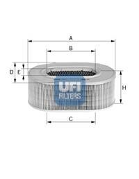 Фильтр воздушный UFI 2770500