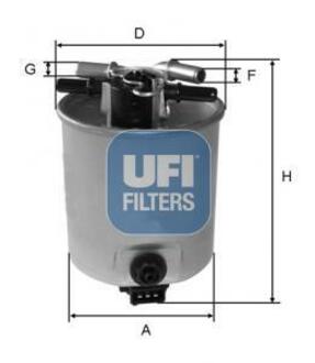 Фильтр топливный UFI 5539300 (фото 1)