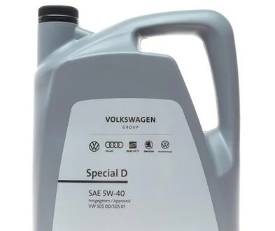 Олія моторна Special D 5W-40 (5 л) VAG GS55505M4