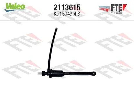 Цилиндр сцепления главный NISSAN/OPEL/RENAULT V2113615 Valeo 2113615