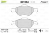 Тормозные колодки дисковые FORD/MAZDA Fiesta/Fusion/Ka/Puma/Street/121/2 "1,25-1,8 "F "95-12 V301564 Valeo 301564 (фото 1)